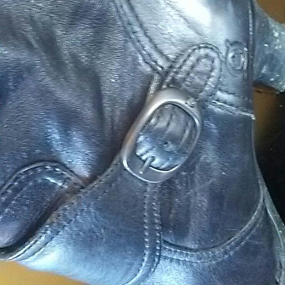 Black leather Born boots! - Picture 6 of 6